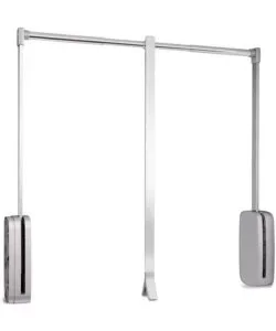 Appendiabiti saliscendi acciaio cromato, 455 - 600 mm Ordina Subito